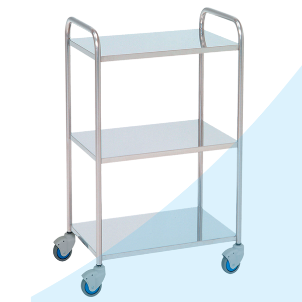 Mesa Con Bandeja De Acero Inoxidable